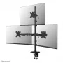 Neomounts DS60-600BL2-1 drievoudige monitorarm 25,4–81,3 cm (10–32 inch), tafelklem/tafeldoorvoer, 9 kg, 25,4 cm (10 inch), 81,3 cm (32 inch), 100 x 100 mm, zwart