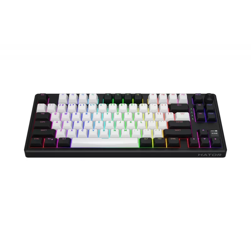 HATOR Skyfall 80 MAG ULTIMA 8K draadloos toetsenbord gaming USB + RF draadloos + Bluetooth QWERTY US English zwart, wit
