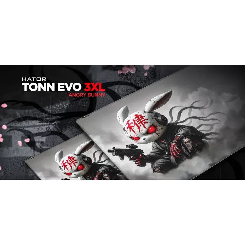 HATOR Tonn EVO 3XL Angry bunny gaming-muismat