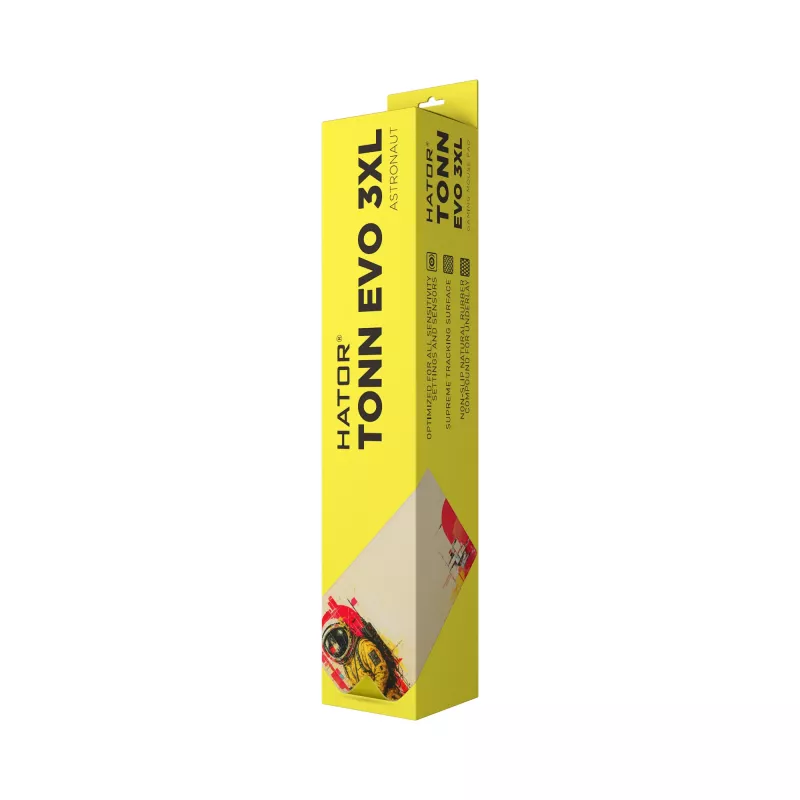 HATOR Tonn EVO 3XL Astronaut gaming-muismat, rubber, veelkleurig