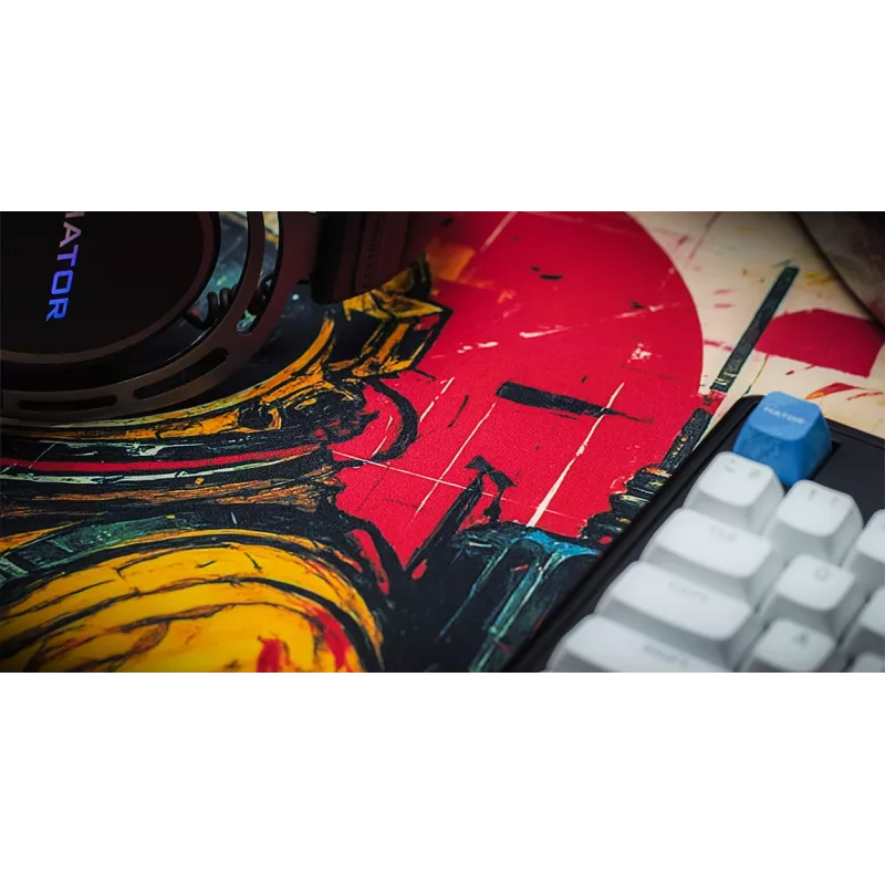 HATOR Tonn EVO 3XL Astronaut gaming-muismat, rubber, veelkleurig