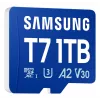 Samsung T7 microSD-kaart, 1 TB, MicroSDXC, UHS-I, 170 MB/s, klasse 3 (U3), V30