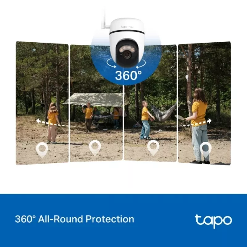 TP-Link Tapo C615G KIT dome IP-beveiligingscamera buiten 2304 x 1296 pixels plafond/muur/mast