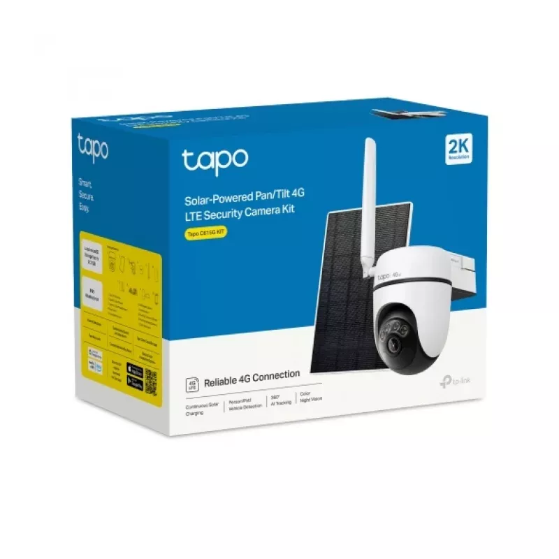TP-Link Tapo C615G KIT dome IP-beveiligingscamera buiten 2304 x 1296 pixels plafond/muur/mast