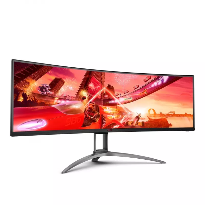 AOC B2 AG493UCX2 computermonitor 124 cm (48,8 inch) 5120 x 1440 pixels Quad HD LED zwart