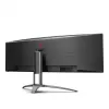AOC B2 AG493UCX2 computermonitor 124 cm (48,8 inch) 5120 x 1440 pixels Quad HD LED zwart
