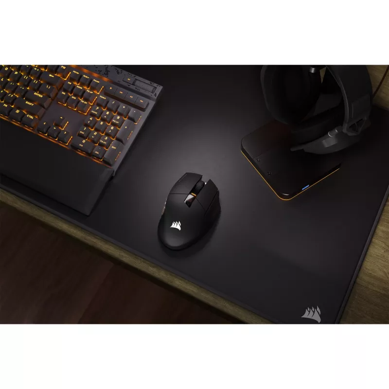 Corsair SCIMITAR ELITE WIRELESS muis gaming rechtshandig RF draadloos + Bluetooth + USB Type-C optisch 26000 dpi