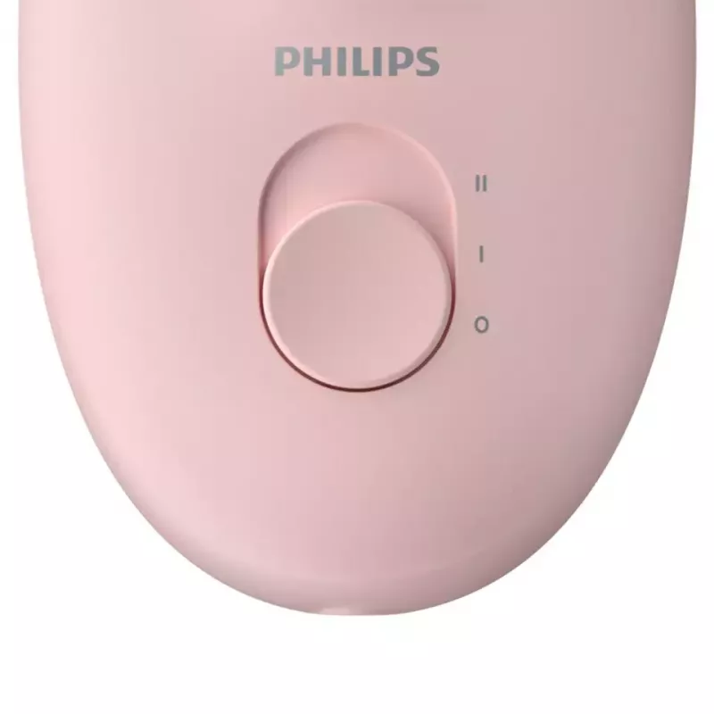 Philips Satinelle Essential BRE285/00 bedrade epilator, wit/roze