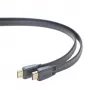HDMI-HDMI-kabel v2.0 3D tv high speed ethernet 1,8 m plat (vergulde uiteinden)