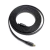 HDMI-HDMI-kabel v2.0 3D tv high speed ethernet 1,8 m plat (vergulde uiteinden)