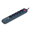 Verlengsnoer met stekkerdoos 1,5m/5 uitgangen +2USB SPG5-U2-5 Gembird