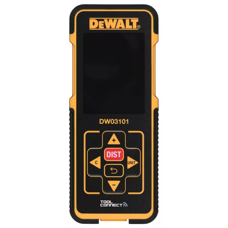 DeWALT DW03101 laserafstandsmeter zwart, geel 100 m