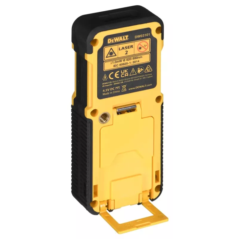 DeWALT DW03101 laserafstandsmeter zwart, geel 100 m