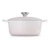 Le Creuset Signature gietijzeren ronde braadpan 24 cm shell pink