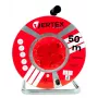VERTEX PB50METAL verlengkabelhaspel 50 m 3x2,5 mm, 3000 W, IP44, zwart