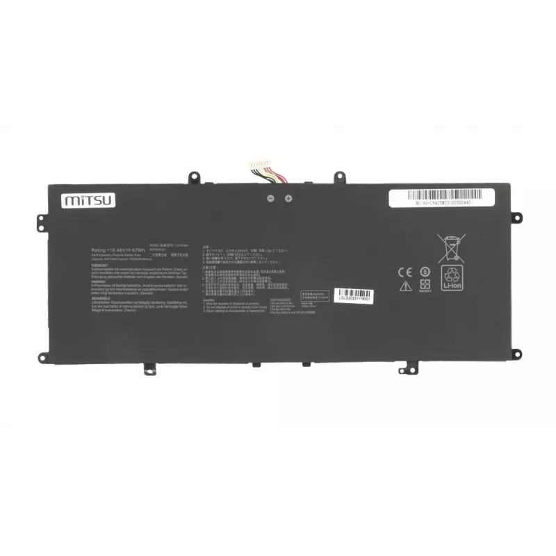 Batterij MITSU C41N1904 voor ASUS — 4347mAh 15,48V, model BC/AS-UX425