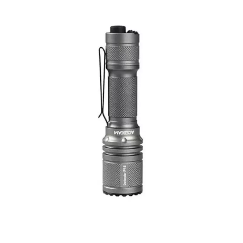 AceBeam P16 oplaadbare LED-zaklamp 1000 lumen grijs
