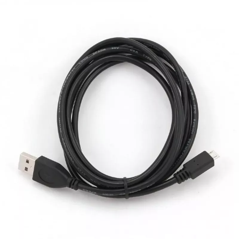 Gembird CCP-MUSB2-AMBM-0.1M USB-kabel USB2 naar Micro-USB zwart