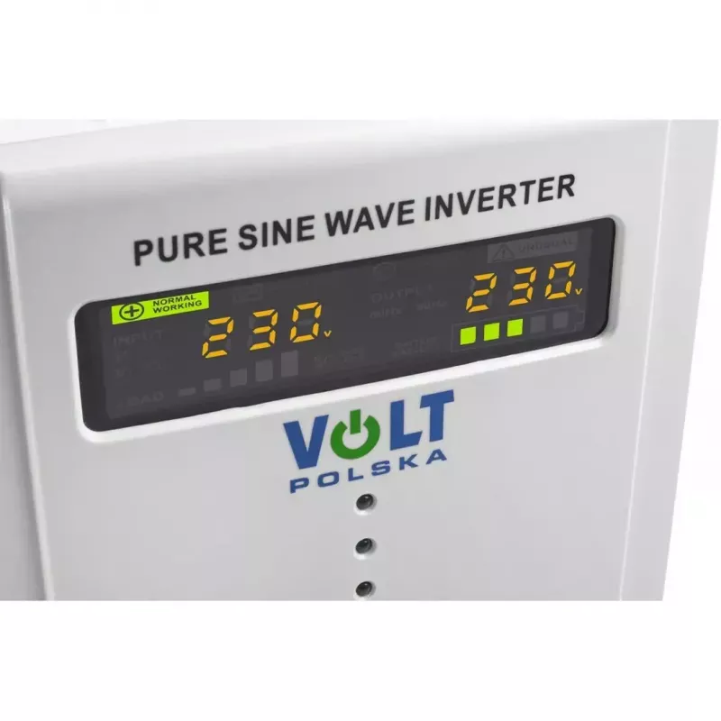 Noodstroomvoeding VOLT POLSKA SINUS PRO 2000 E 12/230V, 2000 VA, 12V DC naar 230V AC
