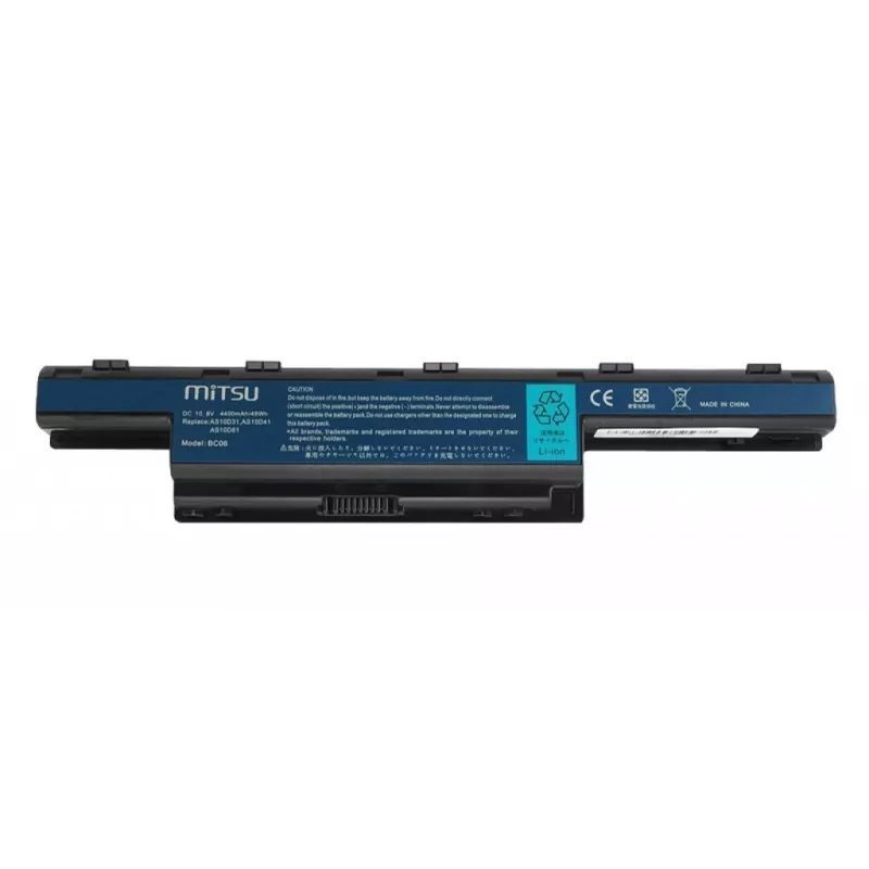 MITSU accu voor Acer Aspire 4551 4741 5741 4400 mAh 10,8–11,1 V