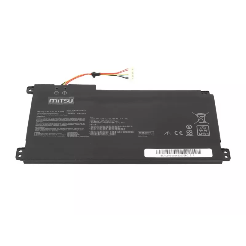 Accu MITSU B31N912 voor ASUS E410MA 3550 mAh Li-Ion