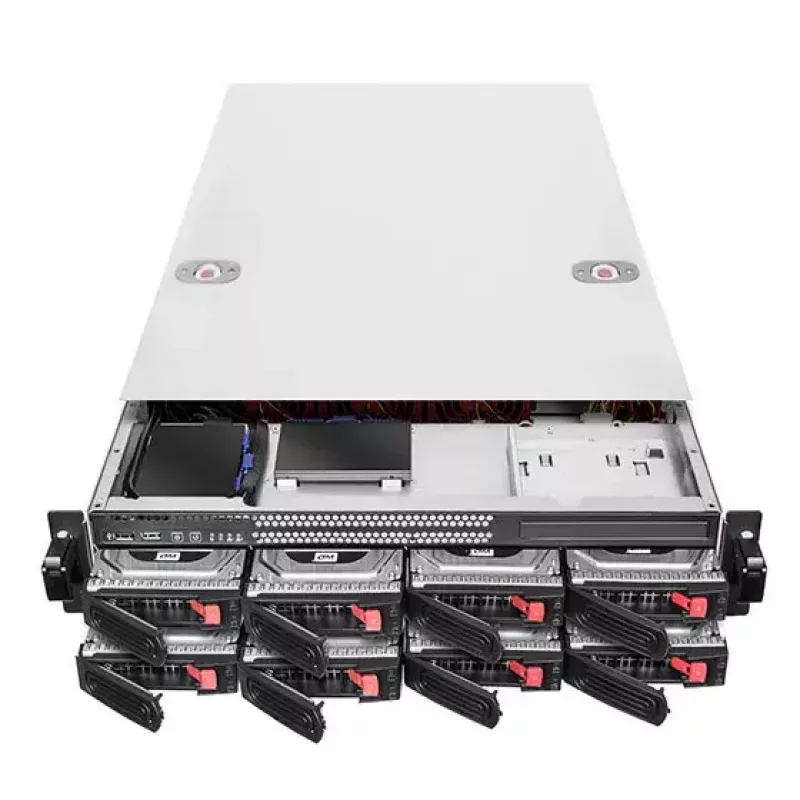 HDD-behuizing Silverstone RM22-308 2,5/3,5 inch 10 drives zwart wit