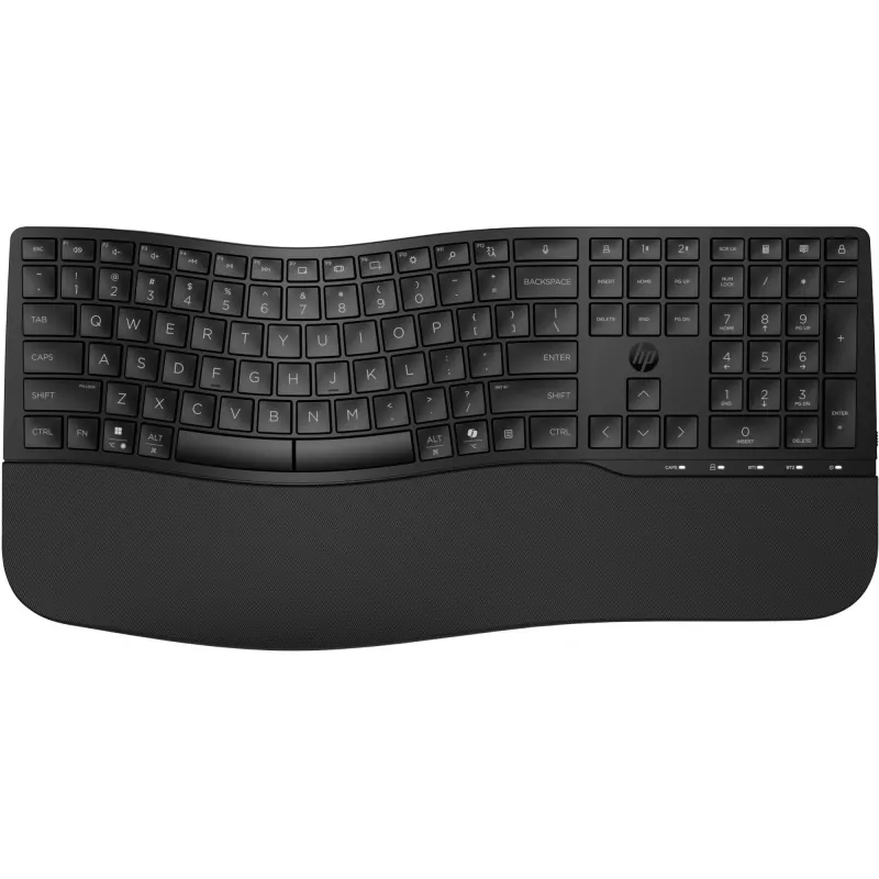 HP 680 Comfort dual-mode toetsenbord full-size draadloos Bluetooth zwart