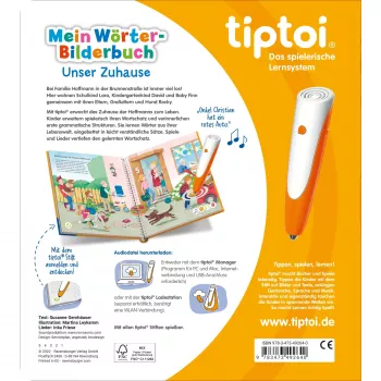 tiptoi Mijn woorden-beeldenboek: Ons huis, leerboek