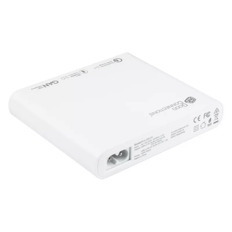Oplader voor mobiele apparaten Alcasa PCA-D001W universeel wit AC snelladen