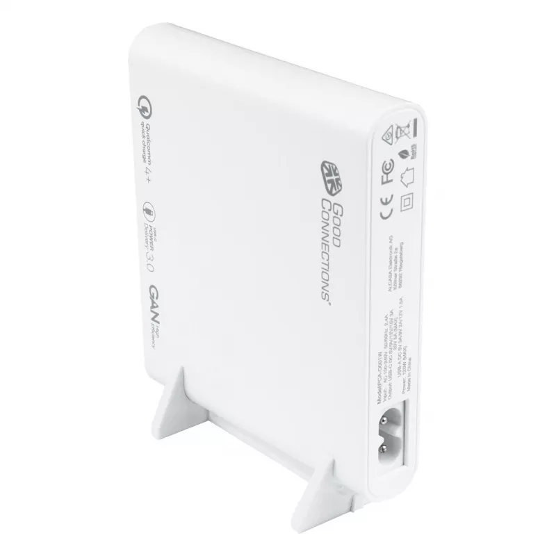 Oplader voor mobiele apparaten Alcasa PCA-D001W universeel wit AC snelladen