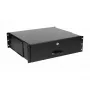 Lade-eenheid Equip afsluitbare lade 19 inch 3U RAL9005 zwart