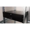 Lade-eenheid Equip afsluitbare lade 19 inch 3U RAL9005 zwart