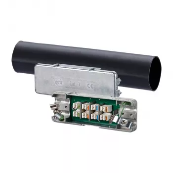Netwerk-extender MetzConnect 130863-01-E voor Cat6-/Cat6a-/Cat7-kabel, 0,5 A ingangsstroom