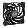 Akasa Alucia XS slanke fan 120 mm - zwart