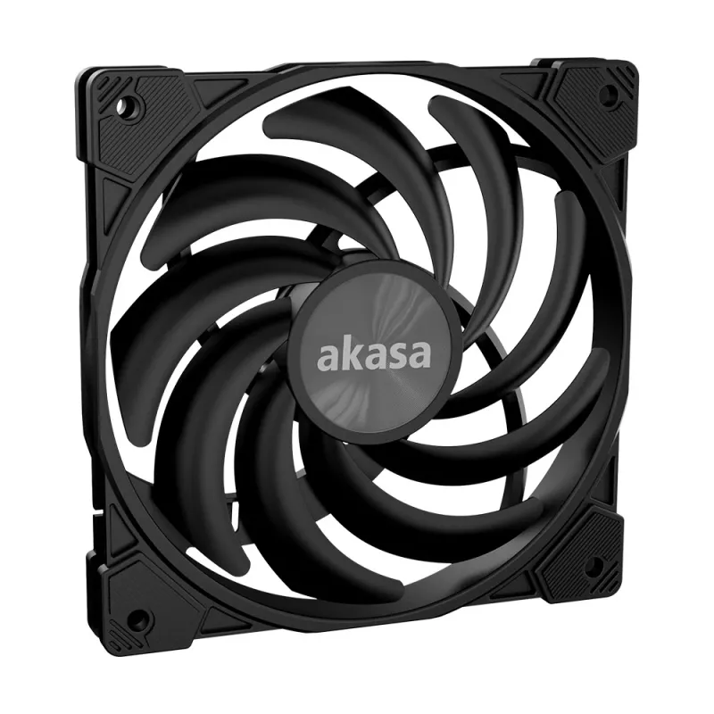 Akasa Alucia XS slanke fan 120 mm - zwart