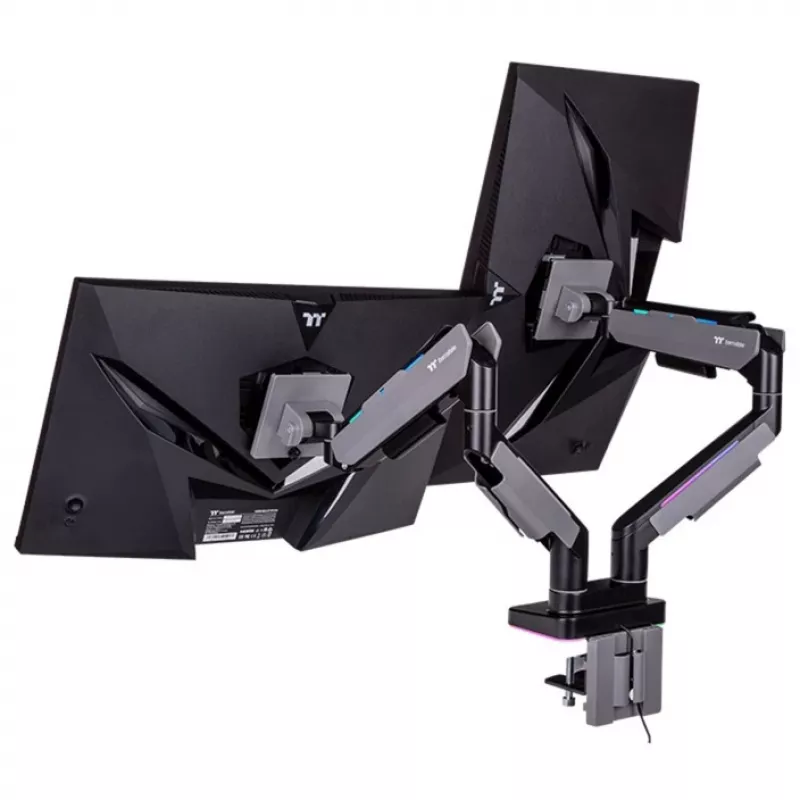Monitorhouder Thermaltake GEA-MSR-DMSBLK-01 35 inch zwart grijs 20 kg