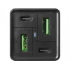 SANDBERG voeding - 65 watt - 3,25 A - PD, QC - 4 uitgangspoorten (2 x USB, 2 x USB-C)
