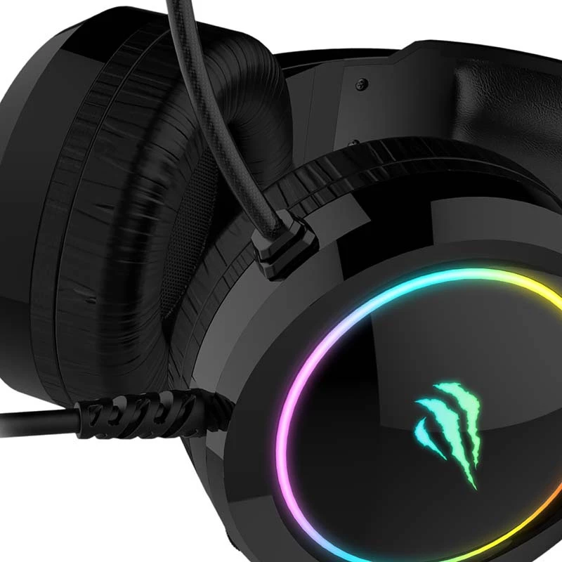 Gaming-hoofdtelefoon Havit GAMENOTE H2232D RGB USB+3.5mm