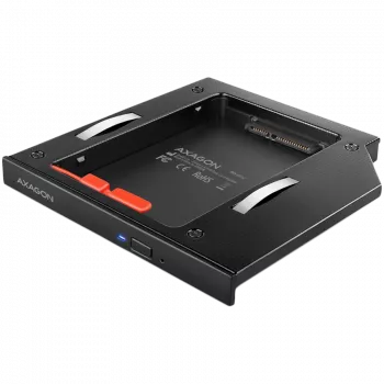 AXAGON RSS-CD12 2,5 SSD/HDD-adapter voor optisch station 12,7 mm LED
