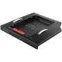 AXAGON RSS-CD12 2,5 SSD/HDD-adapter voor optisch station 12,7 mm LED