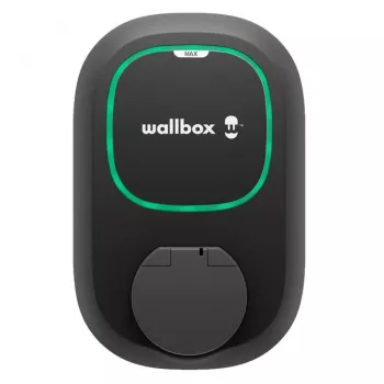 Wallbox Pulsar MAX Socket 22 kW Wi‑Fi Bluetooth — laadstation voor elektrische voertuigen, uitvoering met stopcontact