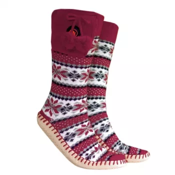 Glovii GQ5L huisschoenen enkellaarsjes unisex niet gespecificeerd bordeaux