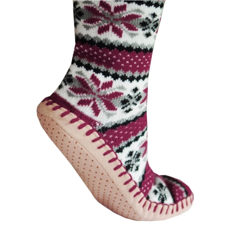 Glovii GQ5L huisschoenen enkellaarsjes unisex niet gespecificeerd bordeaux