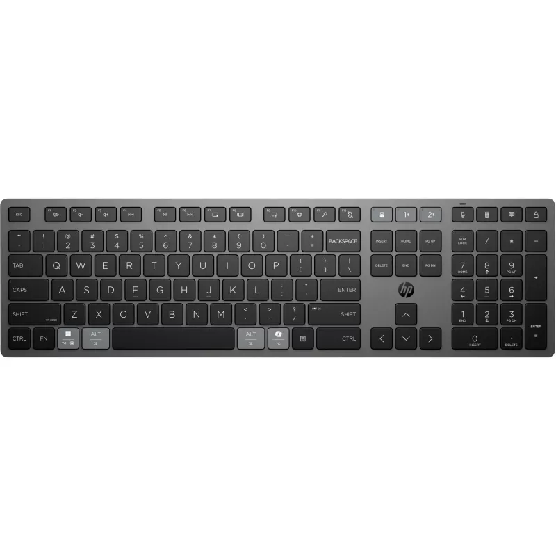 HP 720 Multi-Device oplaadbare draadloze toetsenbord full-size USB Bluetooth
