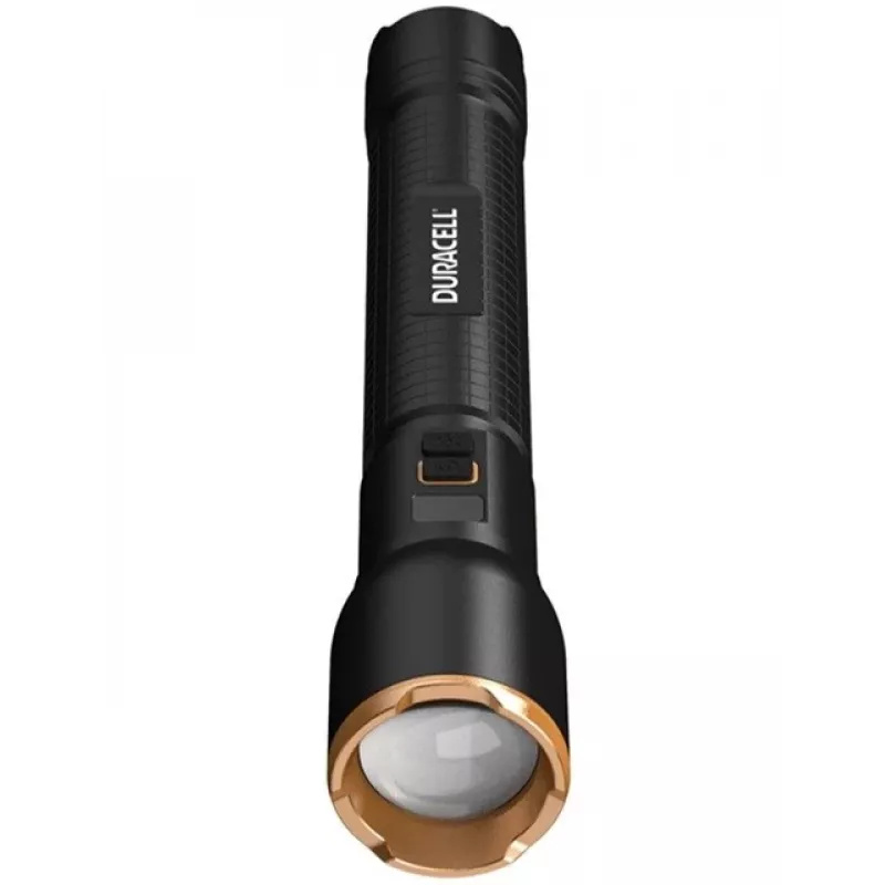 Zaklamp Duracell DF4000R zwart – oplaadbare handlamp, compact ontwerp