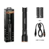 Zaklamp Duracell DF4000R zwart – oplaadbare handlamp, compact ontwerp