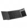 Inateck KB06101_STEEL GRAY toetsenbord Home RF draadloos + Bluetooth QWERTZ Engels zwart