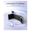 Inateck KB06101_STEEL GRAY toetsenbord Home RF draadloos + Bluetooth QWERTZ Engels zwart
