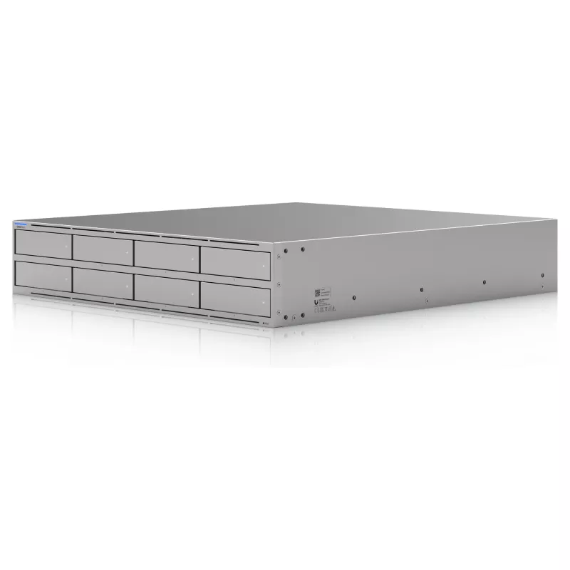 Ubiquiti UniFi UNAS Pro 8 Network Storage, 2HE, rackmount, 10 Gbit/s, 8x HDD / 2x M.2-sloten UniFi-integraties (UNAS-PRO-8)