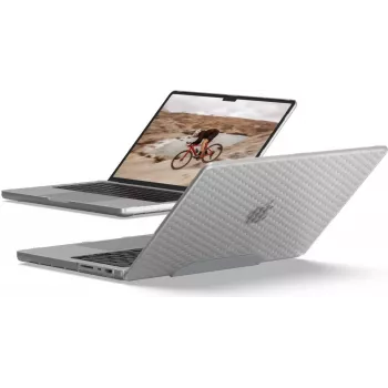UAG Essential Armor voor MacBook Pro 14 (M1/M2/M3 MAX & PRO/M4/M4 MAX & PRO/M5) (2021-2025) transparant